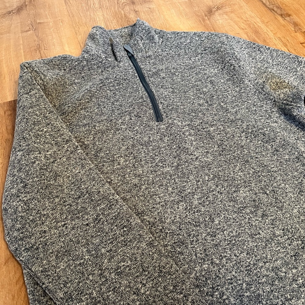 J Crew Fleece Quarter Zip